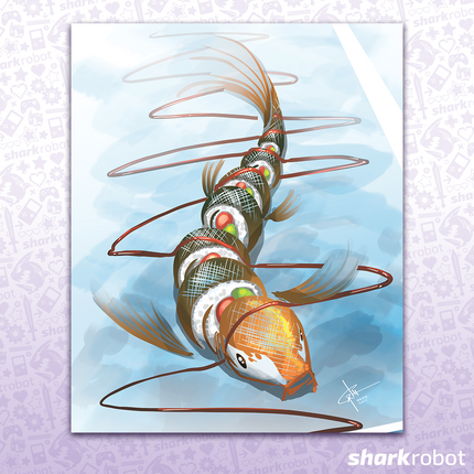 Sushi Fish - Art Print