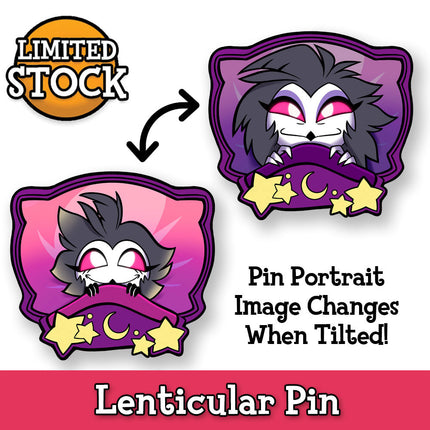 Octavia's Long Excitement - Lenticular Enamel Pin *LIMITED STOCK*