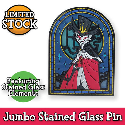 Stolas - Stained Glass JUMBO Enamel Pin *LIMITED RUN*