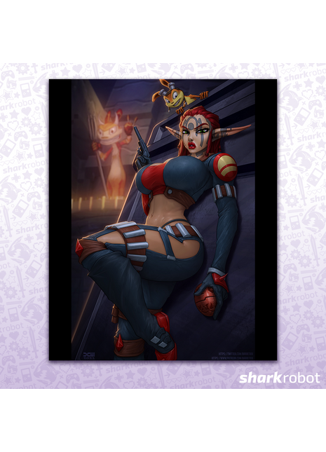 Crimson Warrior - Poster Print