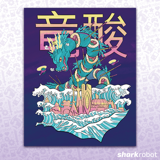 Posters and Prints – Shark Robot