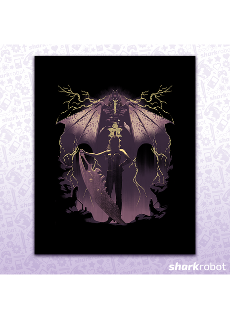 Gold Demon - Poster Print