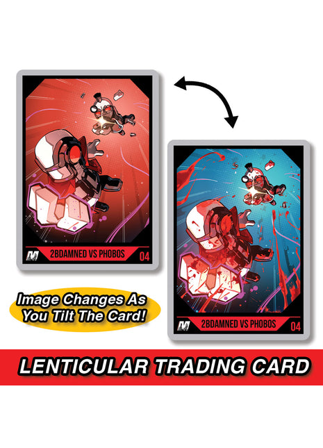 2BDamned VS Phobos - Lenticular Card *PRE-ORDER*