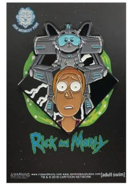 Rick and Morty Summer and Snowball Pin *LAST CHANCE*