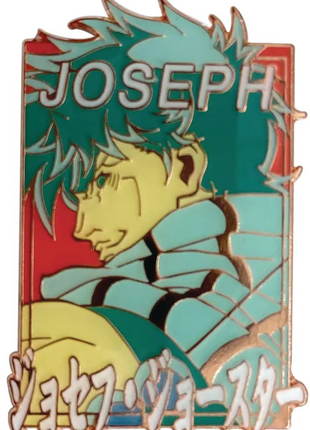 Jojos Bizarre Adventure Pastel Joseph Pin *LAST CHANCE*