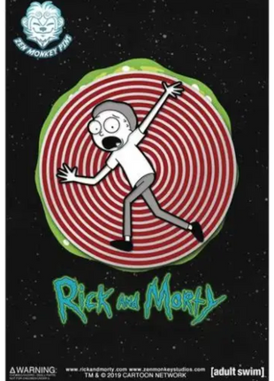 Rick and Morty Spinner Vortex Morty Pin *LAST CHANCE*