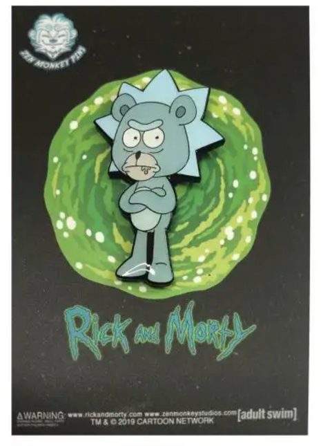 Rick and Morty Teddy Rick Pin *LAST CHANCE*