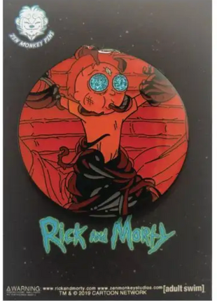 Rick and Morty Death Crystal Morty in Fortress Pin *LAST CHANCE*