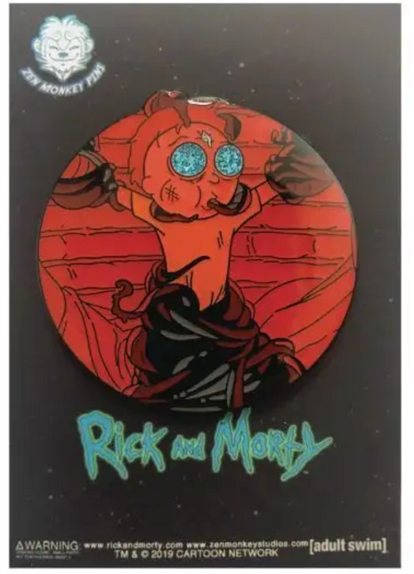 Rick and Morty Death Crystal Morty in Fortress Pin *LAST CHANCE*