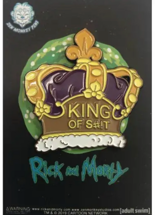 Rick and Morty Ricks Crown Pin *LAST CHANCE*