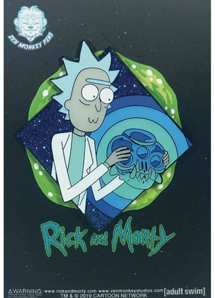 Rick And Morty Pin - Rick And The Crystal Skull Of Horowitz *LAST CHANCE*