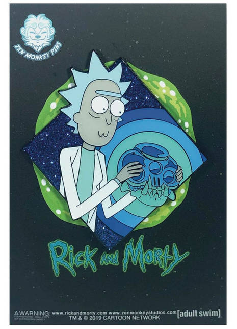 Rick And Morty Pin - Rick And The Crystal Skull Of Horowitz *LAST CHANCE*