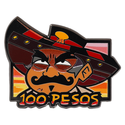 100 Pesos Enamel Pin - Enamel Pin
