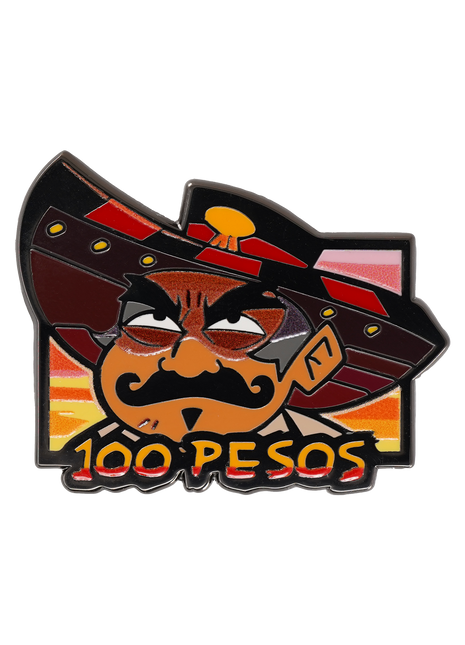 100 Pesos Enamel Pin - Enamel Pin