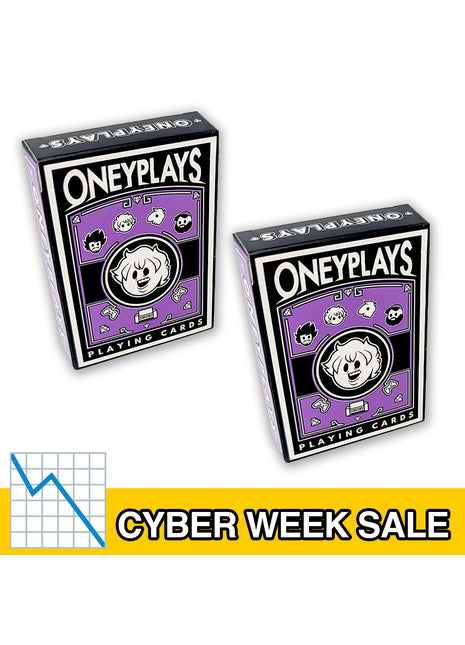 Oney Plays Playing Cards - 2 PACK BUNDLE *CYBER WEEK SALE*