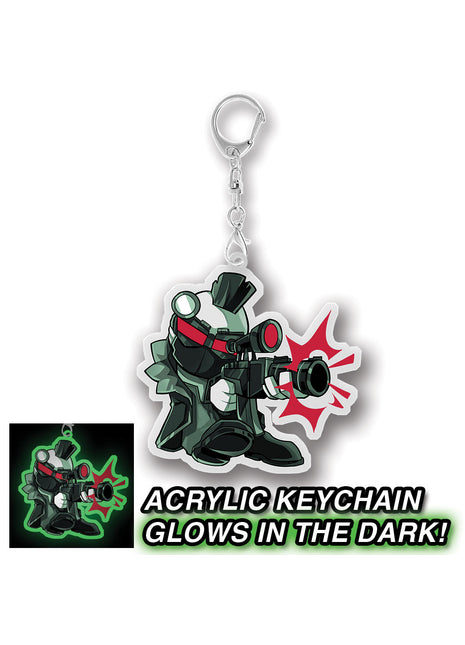 2B Damned - Night Watch Keychain GLOWS IN THE DARK *LIMITED STOCK*