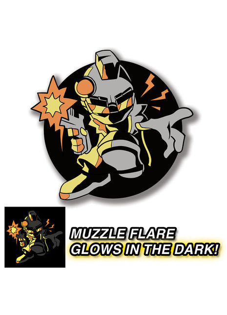2BDamned - Night Watch Pin GLOWS IN THE DARK *LIMITED STOCK*