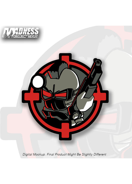 2BDamned Scope - Enamel Pin