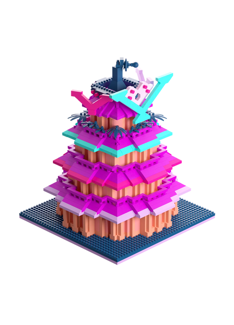 Hazbin Hotel x Youtooz - V Tower Brickset *PRE-ORDER*