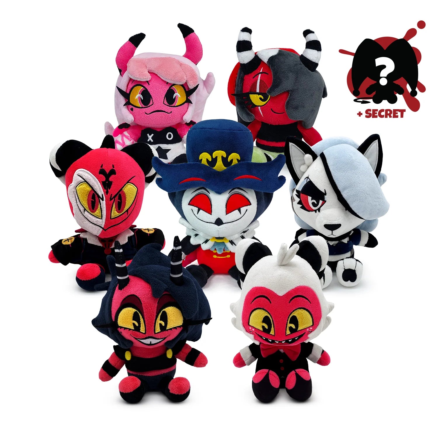 helluva boss shark robot ぬいぐるみ 8体セット Helluva Boss x Youtooz - Helluva Boss Plush Blind Box *PRE-ORDER