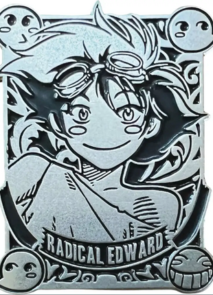 Cowboy Bebop Silver Badge Radical Ed Pin *LAST CHANCE*