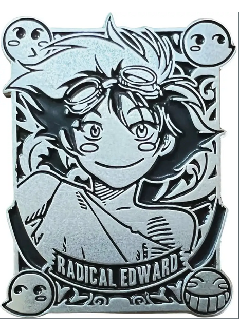 Cowboy Bebop Silver Badge Radical Ed Pin *LAST CHANCE*
