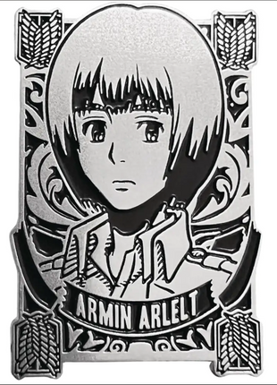 Attack on Titan Silver Badge Armin Pin *LAST CHANCE*