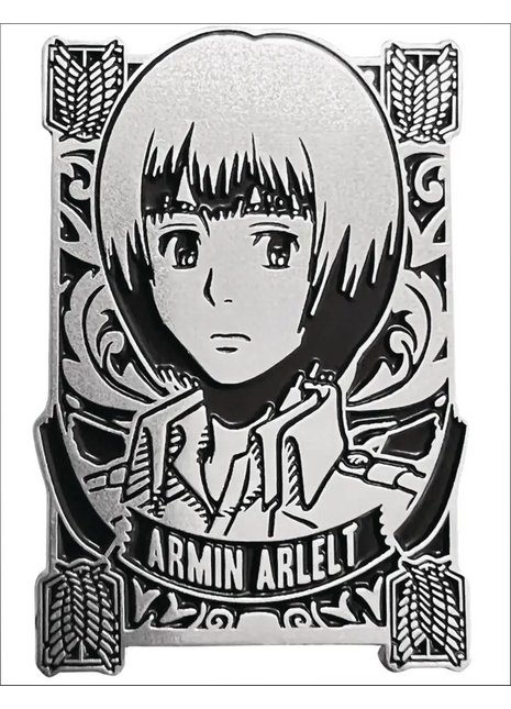 Attack on Titan Silver Badge Armin Pin *LAST CHANCE*