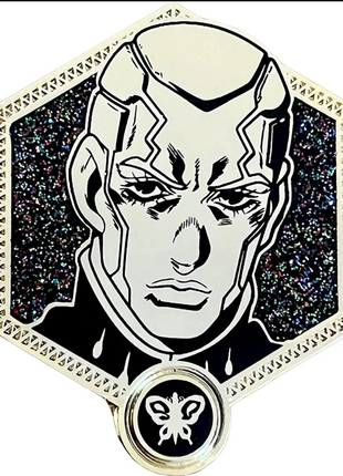 JOJO: Stone Ocean: Father Pucci Golden Enamel Pin *LAST CHANCE*