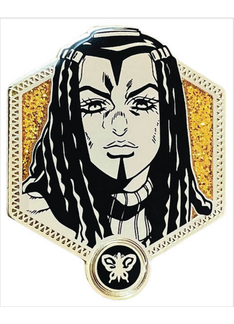 Jojos Bizarre Adventure Stone Ocean Golden Series Ermes Pin *LAST CHANCE*