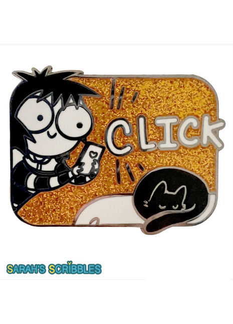 Photo Shoot: Sarah's Scribbles Collectible Pin *LAST CHANCE*