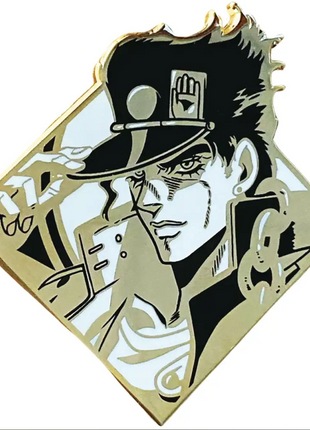 Jojos Bizarre Adventure Zms 10th Ann Ltd Ed Jotaro Pin *LAST CHANCE*