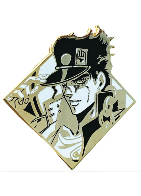 Jojos Bizarre Adventure Zms 10th Ann Ltd Ed Jotaro Pin *LAST CHANCE*
