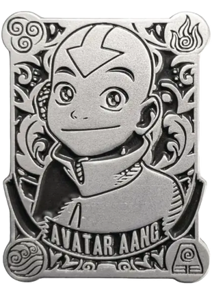 Avatar: The Last Airbender - Aang Silver Badge Pin *LAST CHANCE*