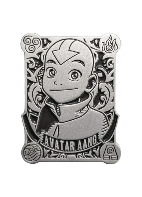 Avatar: The Last Airbender - Aang Silver Badge Pin *LAST CHANCE*
