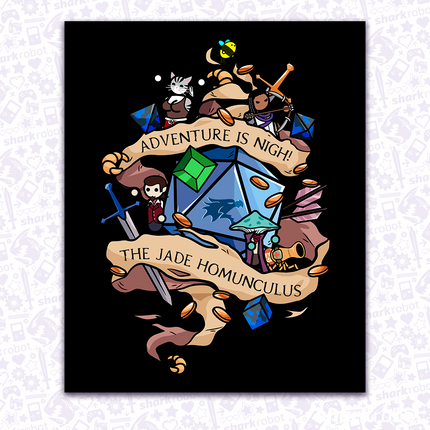 Adventure is Nigh - The Jade Homunculus Art Print