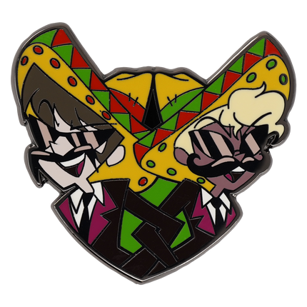 Agent 1 and 2 Enamel Pin