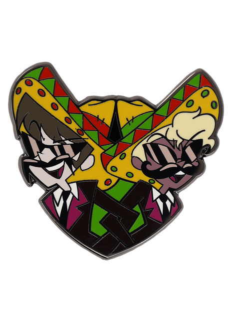 Agent 1 and 2 Enamel Pin