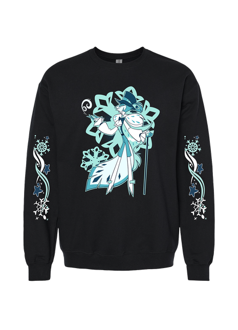Crewneck Sweatshirt - Andrealphus - Cozy Winter w/Printed Sleeves *PRE-ORDER*
