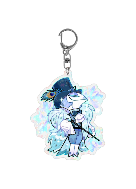 Andrealphus - Cozy Winter - Holographic Keychain *LIMITED STOCK*