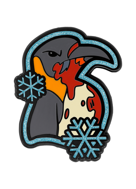 Killer Penguin - Enamel Pin *LIMITED STOCK*