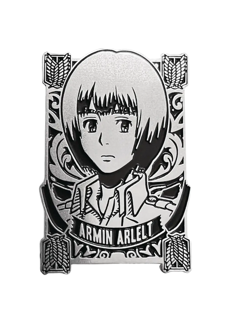 Attack on Titan Silver Badge Armin Pin *LAST CHANCE*