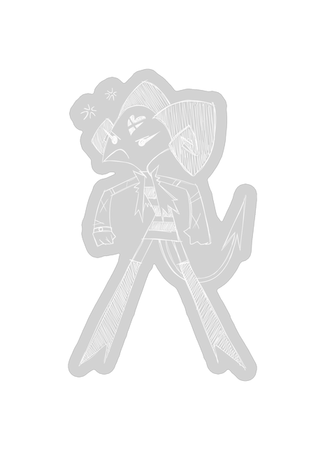 Sketchy Barbie Wire Car Decal *LIMITED STOCK*