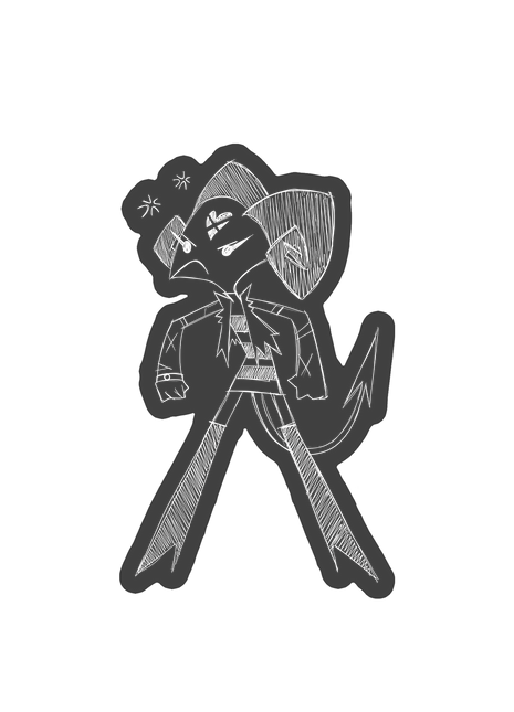 Sketchy Barbie Wire Car Decal *LIMITED STOCK*