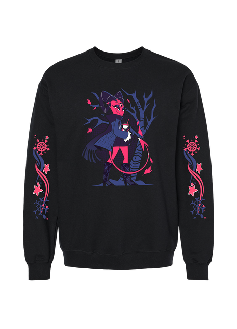 Crewneck Sweatshirt - Barbie Wire - Cozy Winter w/Printed Sleeves *PRE-ORDER*