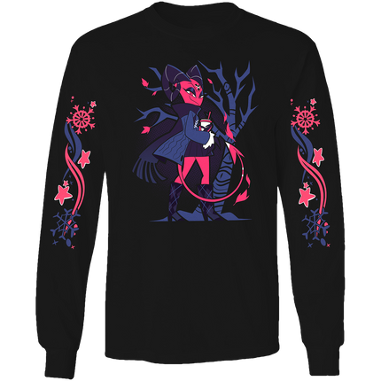 Long Sleeve Shirt - Barbie Wire - Cozy Winter w/Printed Sleeves *PRE-ORDER*