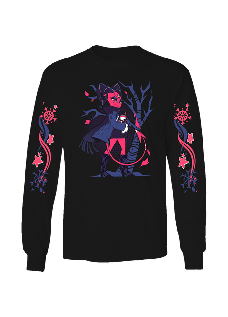 Long Sleeve Shirt - Barbie Wire - Cozy Winter w/Printed Sleeves *PRE-ORDER*