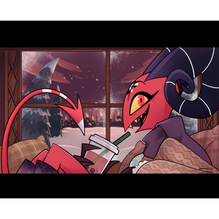 Barbie Wire - Cozy Winter - Poster Print *PRE-ORDER*