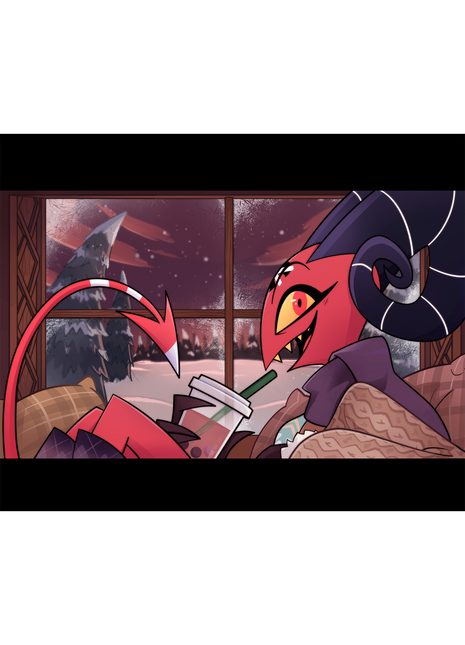 Barbie Wire - Cozy Winter - Poster Print *PRE-ORDER*