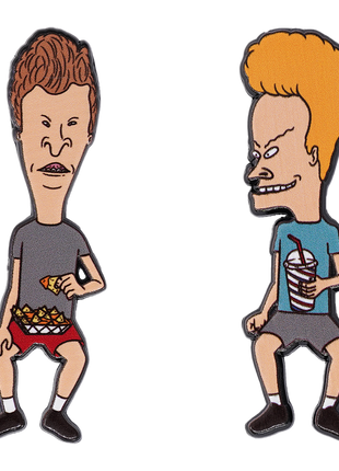 Eating Pin Set - Beavis and Butt-Head Pin Set *LAST CHANCE*